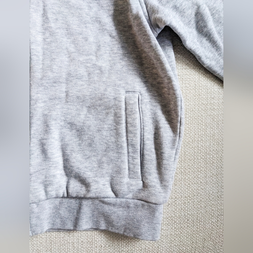 LACOSTE Kids Sport Sweatshirt Hoodie Gray size 12 boys - Picture 4 of 5